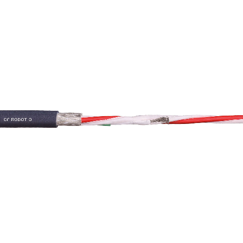 Igus CFROBOT8-030 24/1P 22/1P Stranded Bare Copper Shielded TC Braid PUR 30V Chainflex CFROBOT8 Bus Cable