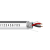 20 AWG 2C Strand Bare Copper Shielded Plenum Al Mylar Low-Smoke PVC Institutional Speaker Cable