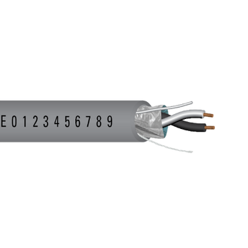 18 AWG 2C Strand Bare Copper Riser Shielded Al Mylar PVC Temperature Control Cable