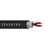 22 AWG 2C Strand Bare Copper Shielded Plenum Al Mylar Low-Smoke PVC Institutional Speaker Cable