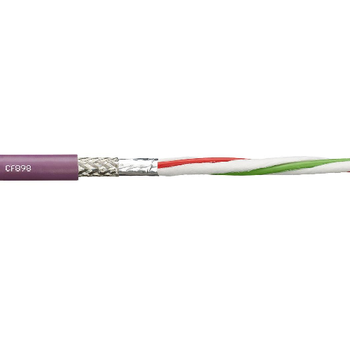 Igus Chainflex® CF898 Stranded Bare Copper Shielded Al TC Braid iguPUR 300V Bus Cable