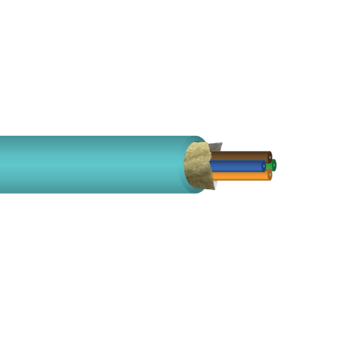 4 Fiber Multimode 50/125µm OM3 I/O Tight Buffered Optical Low Smoke PVC Indoor / Outdoor Cable