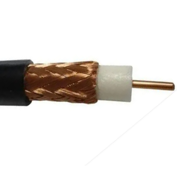 14 AWG 1C Soild BCCS Shield CCA Braid RG11/U Riser CMR PVC CATV Broadcast Coaxial Cable