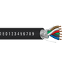 18 AWG 6C Strand Bare Copper Plenum Shielded Al Mylar Low-Smoke PVC Temperature Control Cable