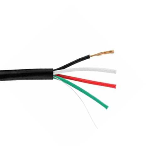 Wavenet AC1404OSPBK4-500 14 AWG 4C Stranded BC Unshielded CMR Direct Burial PVC 300V Audio Cable