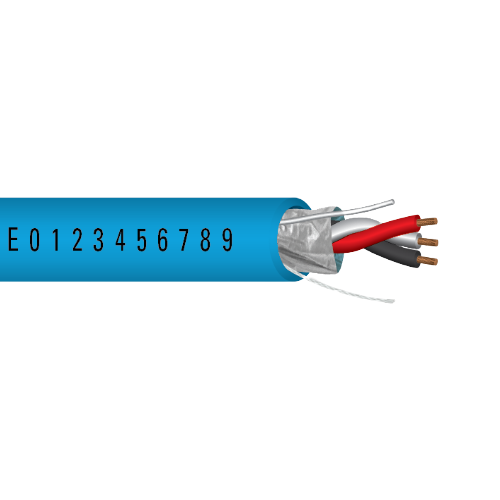 18 AWG 1T Strand Tinned Copper Plenum Shield Al Mylar Low-Smoke PVC Temperature Control Cable