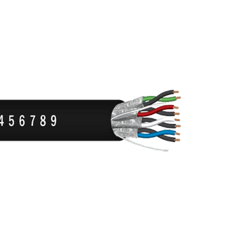 22 AWG 4P Strand BC Individually Shielded Al Mylar CMP Low-Smoke PVC Institutional Mic/Analog Audio Cable