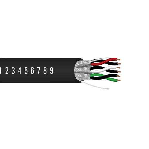 22 AWG 3P Strand BC Individually Shielded Al Mylar CMP Low-Smoke PVC Institutional Mic/Analog Audio Cable