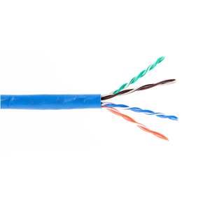 Wavenet 6E04URSPLSXX4 23 AWG 4P Solid Bare Copper Unshielded CMR FR PVC 550MHz Category 6 Cable