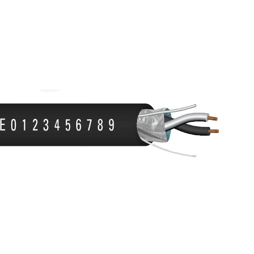 Institutional Strand Bare Copper Shielded Al Mylar CMR PVC Mic/Analog Audio Cable