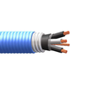 ECS TK10-19 10 AWG 19C Stranded Bare Copper Unshielded Interlocking Aluminum Armour Blue PVC 90°C 600V Teck Cable