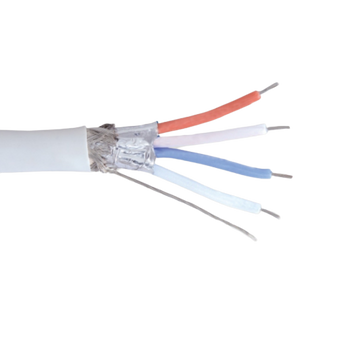 16 AWG 4P Stranded Bare Copper CMR Waterblocking Tape PVC 300V Digital PowerPipe Cable