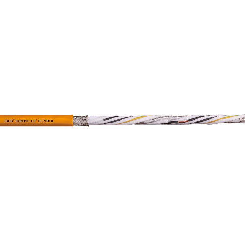 Igus CF210-UL-40-15-02-01 (12awg-4C+16awg-1STP) Stranded Bare Copper Shield TC Braid 1000V Chainflex® CF210-UL PVC Servo Cable