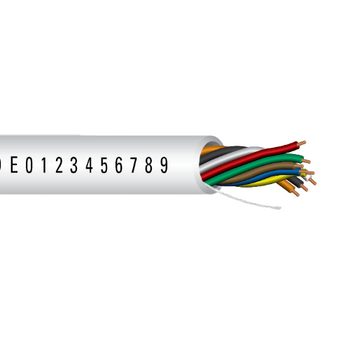 18 AWG 8C Strand Bare Copper Plenum Unshielded Low-Smoke PVC Temperature Control Cable