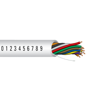 18 AWG 10C Strand Bare Copper Plenum Unshielded Low-Smoke PVC Temperature Control Cable