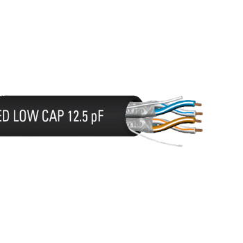 24 AWG 2P Tinned Copper Shielded Riser RS232/485 PE Low-Capacitance Outdoor Cable