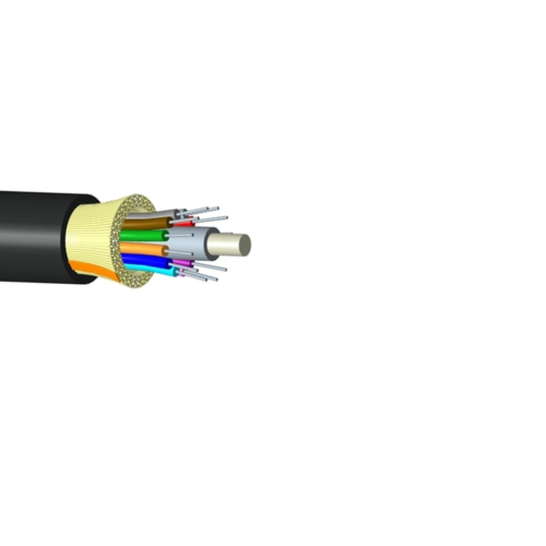 Indoor Outdoor Strand 27 Series Riser Gel Filled Loose Tube Fiber Optic Cable