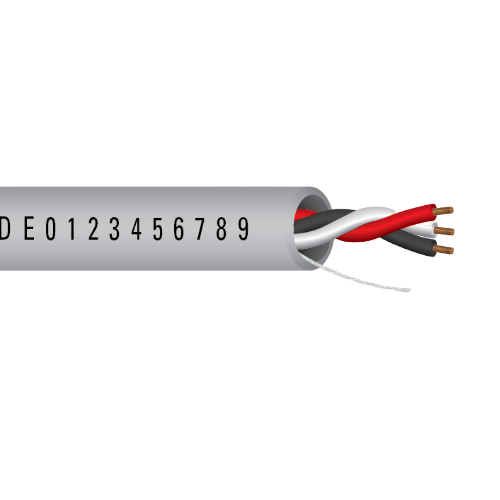 18 AWG 3C Strand Bare Copper Riser Unshielded Low-Smoke PVC Temperature Control Cable