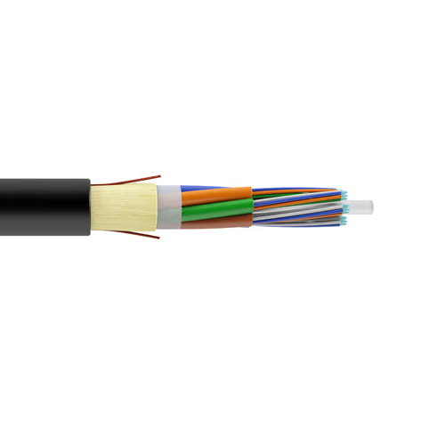 48 Fiber 12 Strand 28D Series Outdoor Gel Free Single Armor/Single Jacket Loose Tube Fiber Optic Cable