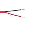 18 AWG 2C Solid Bare Copper Unshielded FPLP Plenum Polymer Remguard 300V Fire Alarm Cable