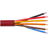 14 AWG 6C Solid Bare Copper Unshielded FPLP Plenum Polymer Remguard 300V Fire Alarm Cable