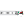 22 AWG 4C Strand Bare Copper Plenum Shielded Al Mylar Low-Smoke PVC Temperature Control Cable