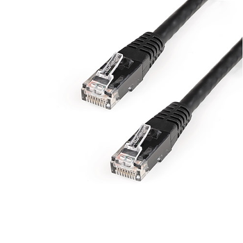 3' CAT6 6 Gigabit 650MHz 100W PoE UTP Molded W/Strain Relief Ethernet Cable