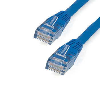 4' CAT6 6 Gigabit 650MHz 100W PoE UTP Molded W/Strain Relief Ethernet Cable