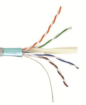 Commscope 8455704/10 23 AWG 4 Pair White 10GNS4 ETL Solid BC Non Plenum F/UTP Category 6A Cable