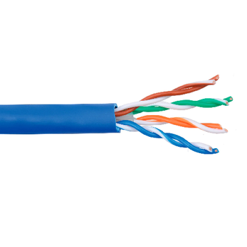 6E 4PR CMR UV SunLight Resistence I/O Category Cable 1000ft box Blue