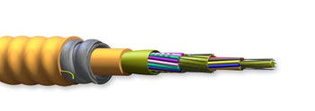 Corning 012T88-33131-A3 12 Fiber OM2 Plenum 50µm MIC Tight Buffered Interlocking Armored Cable