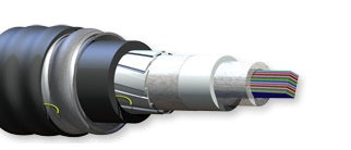 Corning 288TVF-14180DA1 288 Fiber OM3 50µm Riser Freedm UltraRibbon Interlocking Armored Gel Free Cable