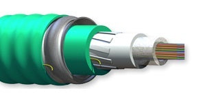 Corning Multi Fiber OM4 50µm Riser EXT 10G UltraRibbon Indoor Gel Free Interlocking Armored Cable