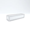 Stackable Display Riser Platforms Small Riser - Gloss White Finish Econoco DDBRSWHT