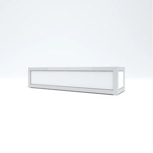 Stackable Display Riser Platforms Small Riser - Gloss White Finish Econoco DDBRSWHT