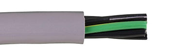 Alpha Wire 80027 20 AWG 18 Conductor Unshielded 600V MPPE Insulation Zero Halogen PUR Continuous EcoFlex Cable