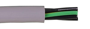 Alpha Wire 80006 26 AWG 7 Conductor Unshielded 600V MPPE Insulation Zero Halogen PUR Continuous EcoFlex Cable