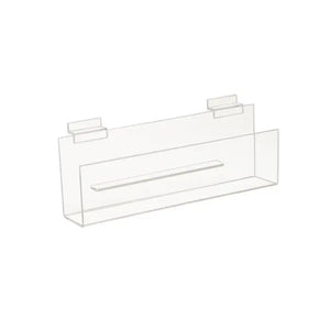 Acrylic Greeting Card Shelf with 3" Lip for Slatwall Econoco HP/GCS12