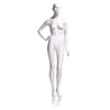 Female Mannequin - Abstract head, Right Hand On Hip, Left Leg Slightly Bent Econoco EVE-1H