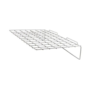 23-3/8"W x 14"L Straight Wire Shelf for Slatwall Econoco EWH/2314 (Pack of 6)