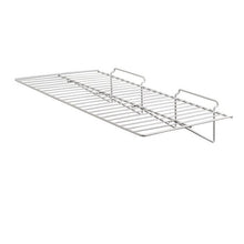 24"W X 12"L Straight Wire Shelf For Slatwall Econoco EWH/2412 (Pack of 6)