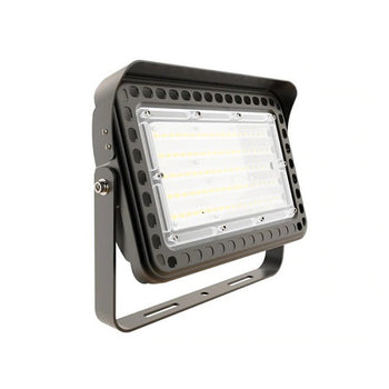 LEDSION 50W Flood light, 130LM/W, 5000K 120-277V Yoke Mount, 10/Case