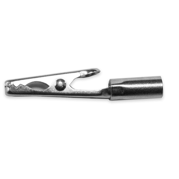 6-32 Threaded Barrel Steel Alligator Miniature Clip BU-30TBO (Pack Of 179)