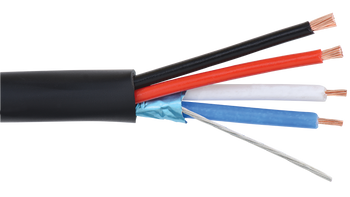 Alpha Wire M14477 24+22 AWG 6 Conductor 300V Foil/Unshielded PVC Communication and Control Cable