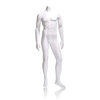 Male Mannequin - Headless, Arms by Side, Left Leg Slightly Forward Econoco GEN-2-HL