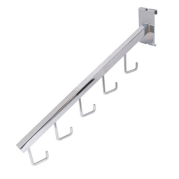 5-Hook Square Tubing Waterfall For Grid Panel Econoco GW/5H (Pack of 5)