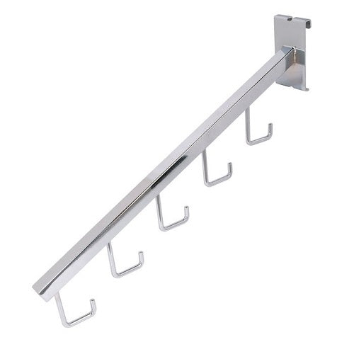 5-Hook Square Tubing Waterfall For Grid Panel Econoco GW/5H (Pack of 5)
