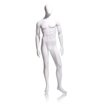 Male Mannequin - Oval Head, Arms by Side, Left Leg Slightly Forward Econoco GEN-2H-OV