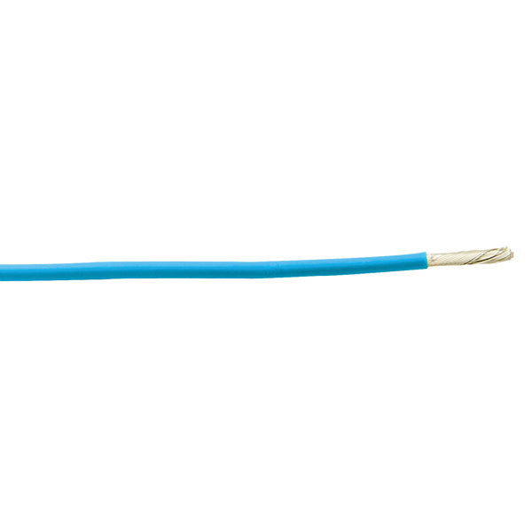 Alpha Wire 6717BL 14 AWG 600V 41/30 Stranding mPPE Insulation Blue Hook Up Wire EcoWire Cable