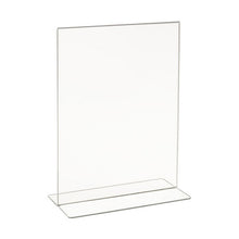 Acrylic Bottom Load Sign Holders For Counter Tops Econoco HP/CT811V